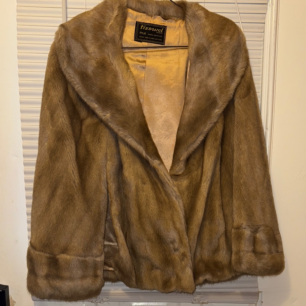 Faux Fur Tan Jacket